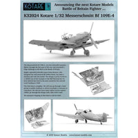 Kotare 1/32 Messerschmitt Bf 109E-4