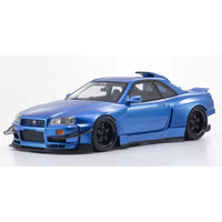 Kyosho 1/18 Nissan Skyline GT-R R34 Khyzyl Saleem Blue