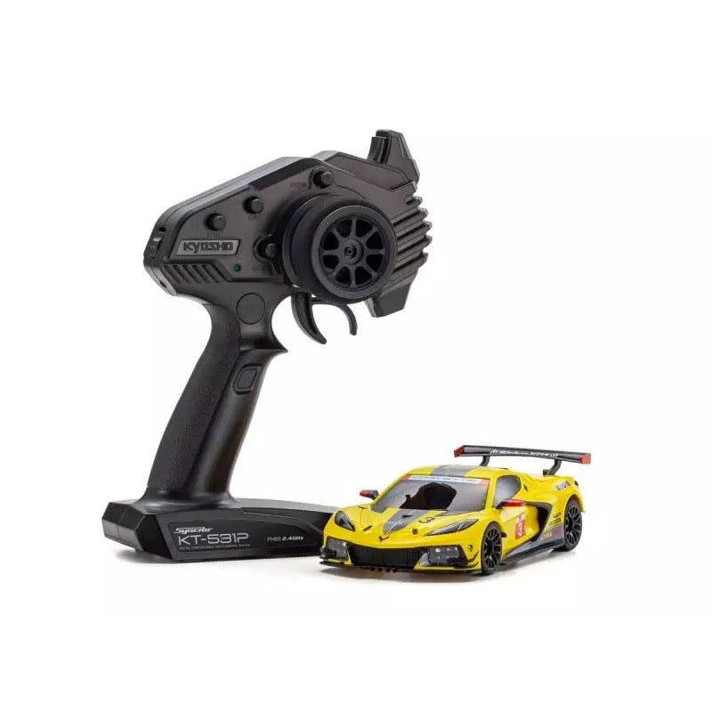 Kyosho Mini-Z Chevrolet Corvette C8.R Yellow RWD MR-04 Readyset