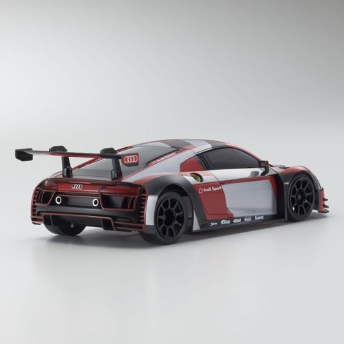 Kyosho Mini-Z Audi R8 LMS 2016 "Gray/Red" RWD MR-04 Readyset 32357RGB