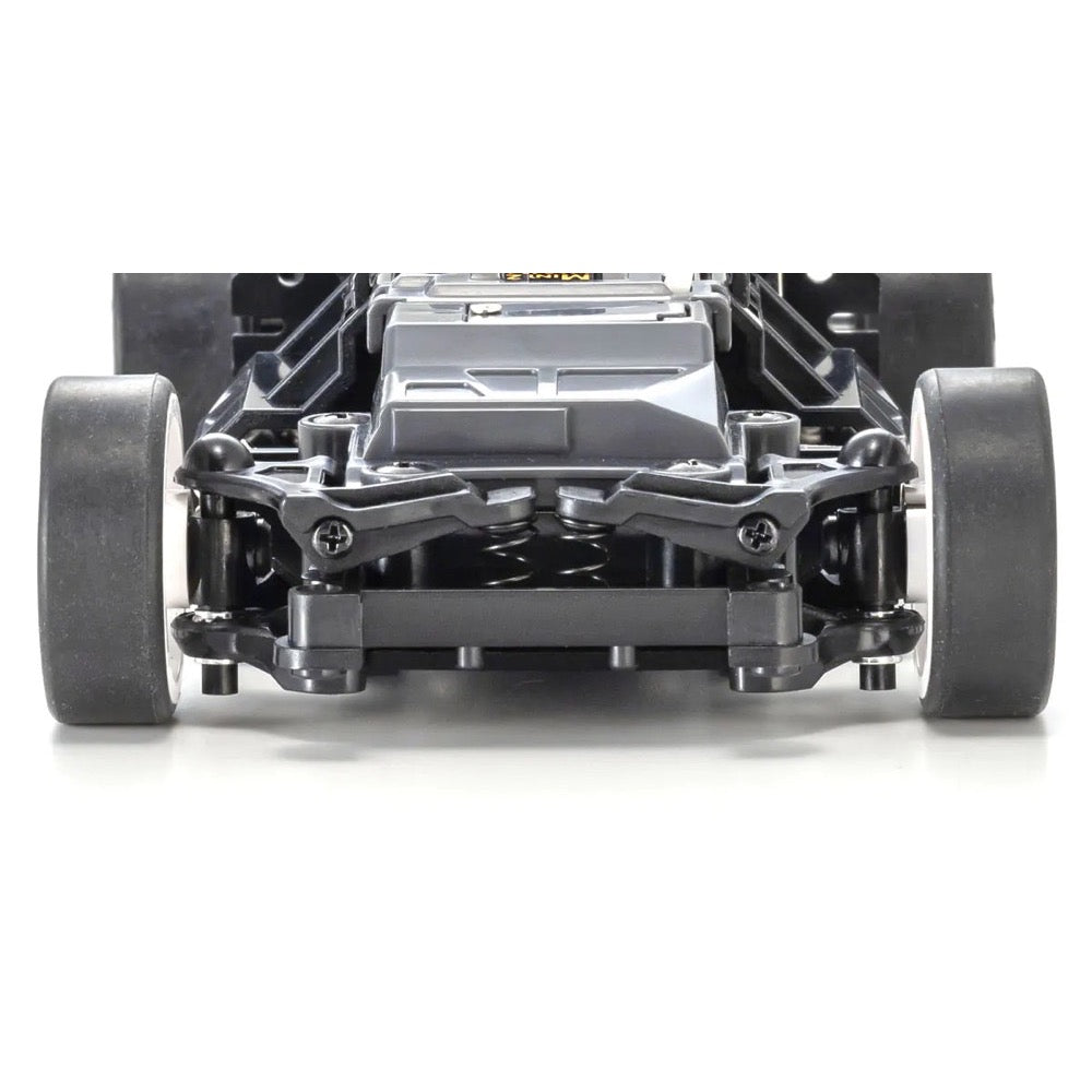 Kyosho 32358S Mini-Z Porsche 911 GT3 RS GT Metallic Silver RWD MR-04 Readyset RC Car