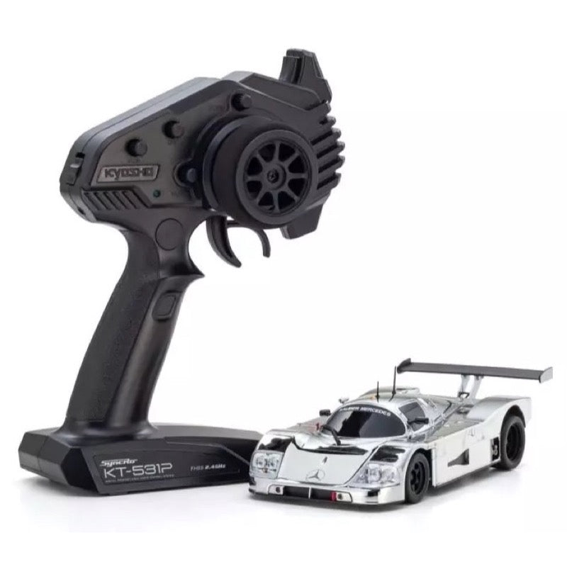 Kyosho 32362CRG MINI-Z Sauber-Mercedes C9 RWD RC Car Chrome Silver