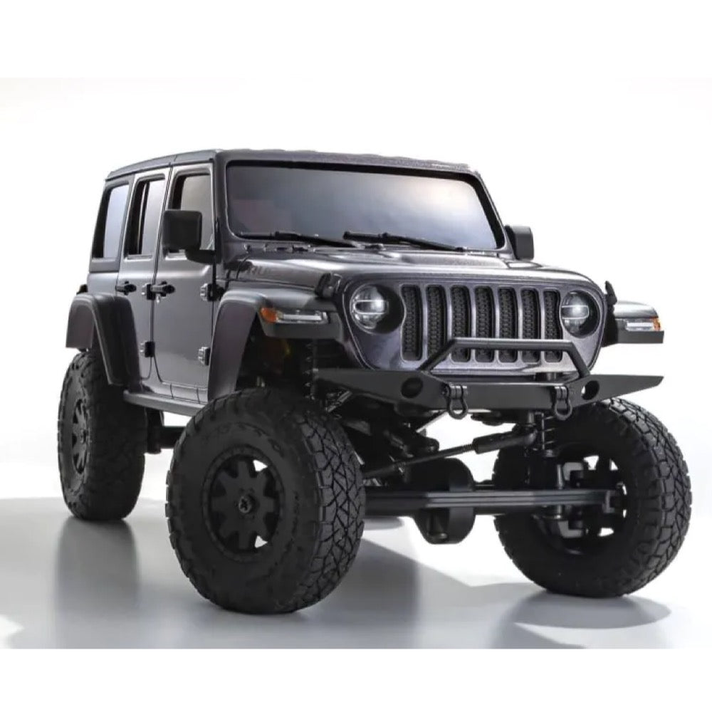 Kyosho 32521GM 1/24 MINI-Z 4x4 MX-01 Readyset Jeep Wrangler Unlimited Rubicon (Granite Crystal)