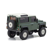 Kyosho 1/24 Mini-Z 4x4 MX-01 Readyset Land Rover Defender Coniston Green 32529GR