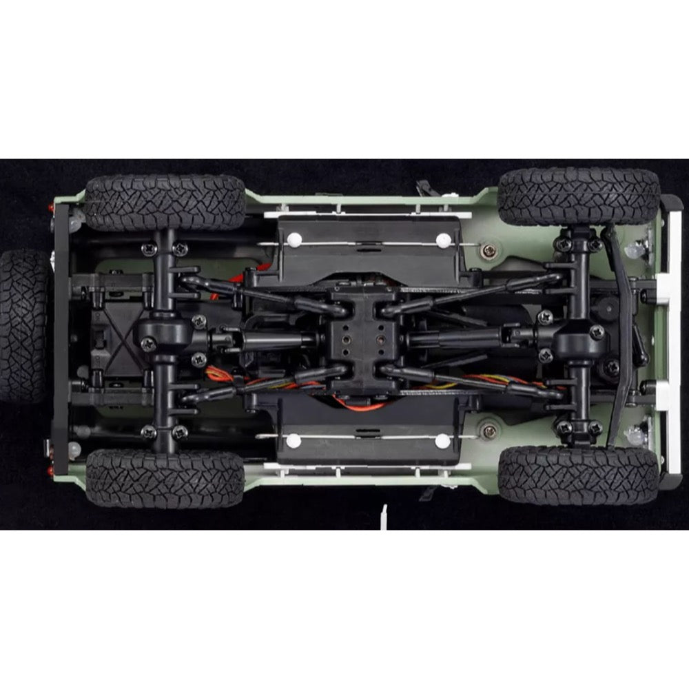 Kyosho 1/24 Mini-Z 4x4 MX-01 Readyset Land Rover Defender Coniston Green 32529GR