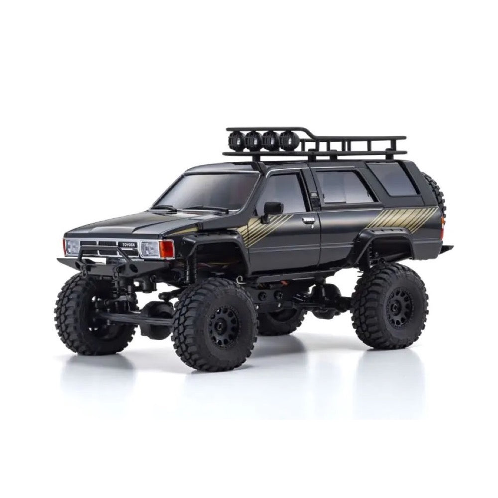 Kyosho 1/24 Mini-Z Toyota 4Runner with Accessory Parts 4x4 MX-01 Readyset Black 32532BK