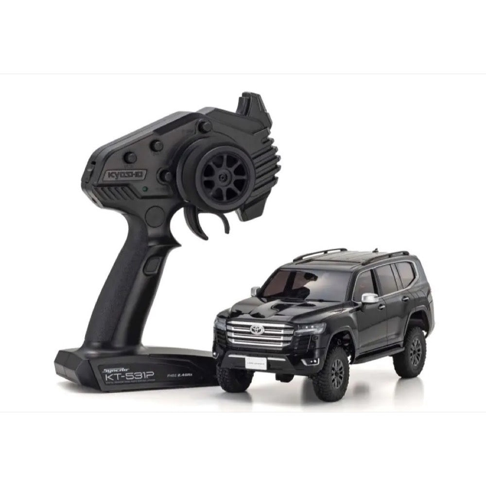 Kyosho 1/24 Mini-Z Toyota Land Cruiser 300 4x4 MX-01 Readyset Black 32533BK