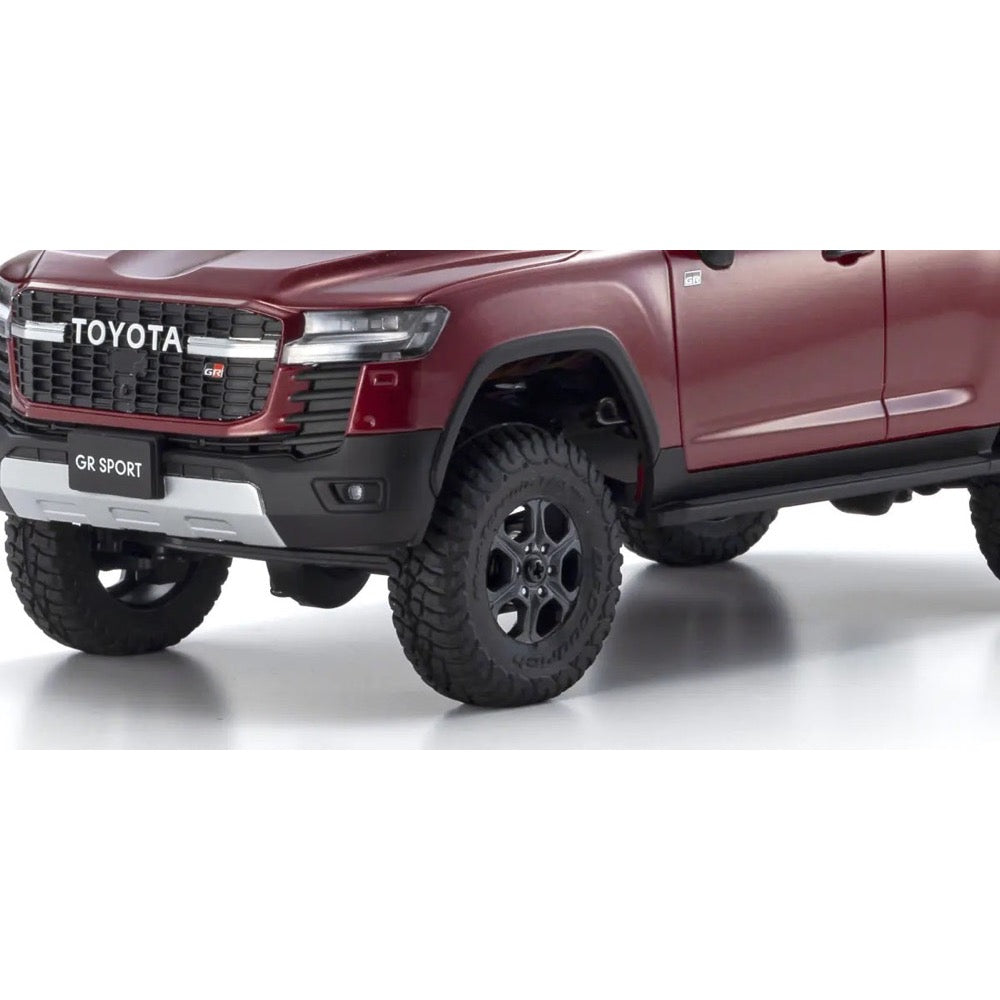 Kyosho 1/24 Mini-Z Toyota Land Cruiser 300 GR Sport Dark Red Mica Metallic 4x4 MX-01 Readyset