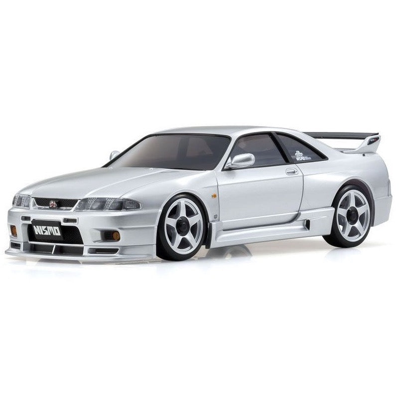 Kyosho 32616S MINI-Z AWD MA-020 Readyset Nissan Skyline GT-R NISMO R33 Silver