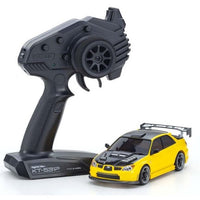 Kyosho 326620MY 1/24 Mini-Z AWD MA-020 Readyset Impreza with Aero Kit and CFRP Hood Metallic Yellow