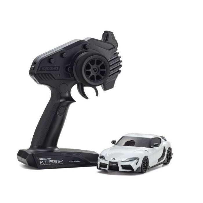 Kyosho 32626W 1/24 Mini-Z AWD MA-020 Readyset Toyota GR Supra TRD Aero Version White