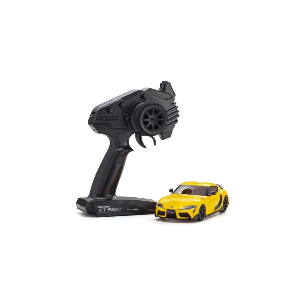 Kyosho 32626Y 1/24 Mini-Z AWD MA-020 Readyset Toyota GR Supra TRD Aero Version Yellow