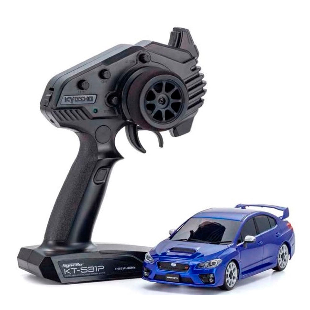 Kyosho 1/24 Mini-Z AWD MA-020 Readyset Subaru WRX STI WR Blue 32630BL