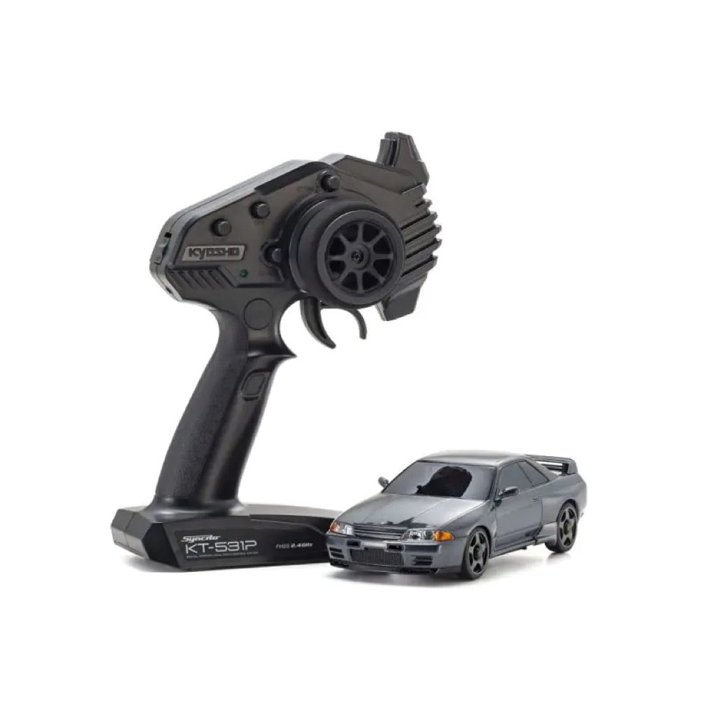 Kyosho Mini-Z Nissan Skyline GT-R Nismo R32 Gunmetal AWD MA-020 Readyset 32639GM