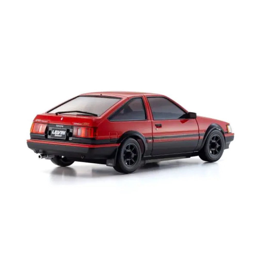 Kyosho 1/24 Mini-Z Toyota Corolla Levin AE86 Red/Black AWD MA-020 Readyset 32641RBK 85077382