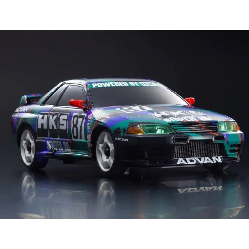 Kyosho Mini-Z HKS Skyline (R32 GT-R) 1993 #87 AWD MA-020 Readyset 32652HK