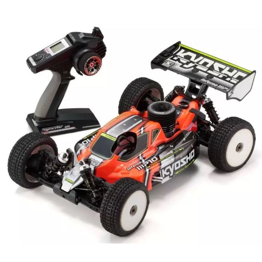 Kyosho 1/8 Inferno MP10 Red 4WD .21 Nitro Racing Buggy Readyset
