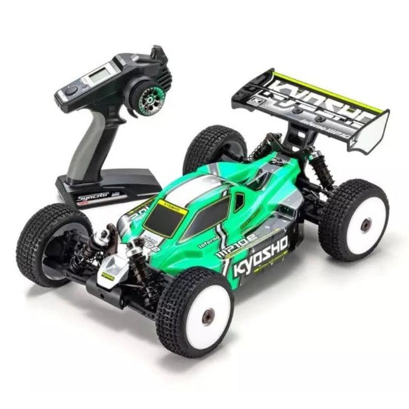 Kyosho 1/8 Inferno MP10e Green 4WD Brushless Racing Buggy Readyset