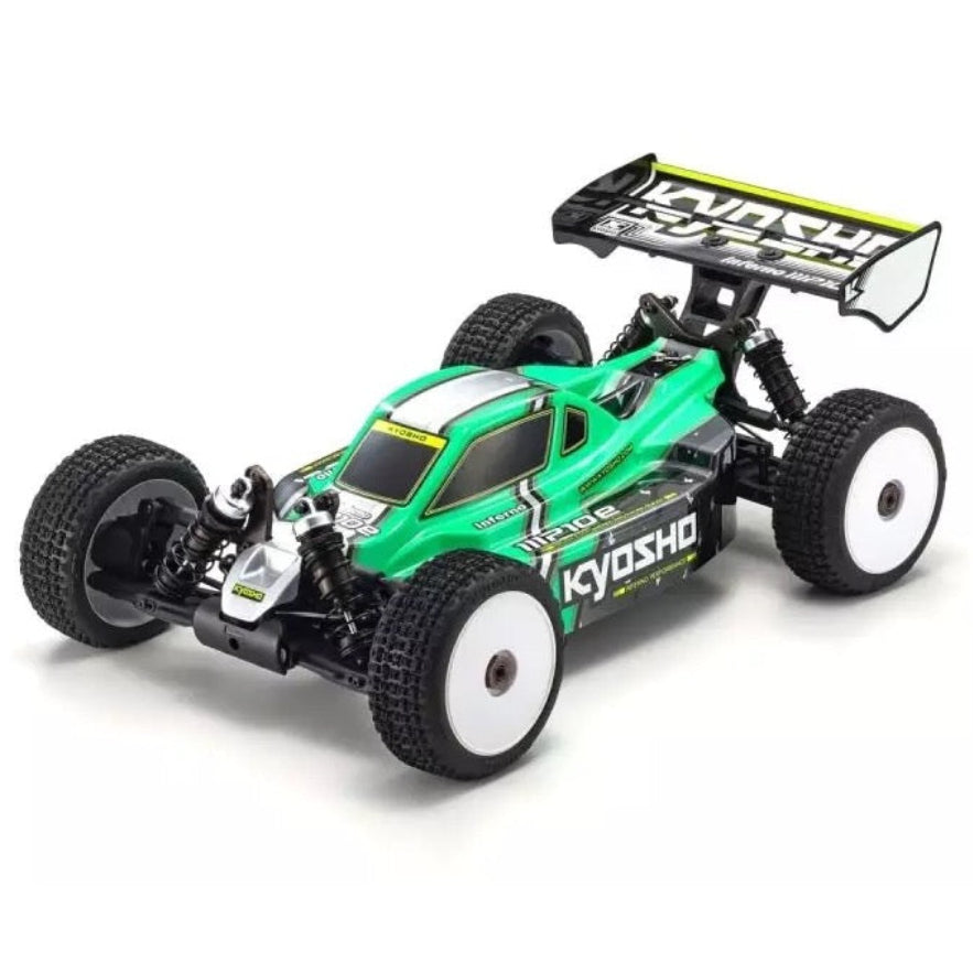 Kyosho 1/8 Inferno MP10e Green 4WD Brushless Racing Buggy Readyset