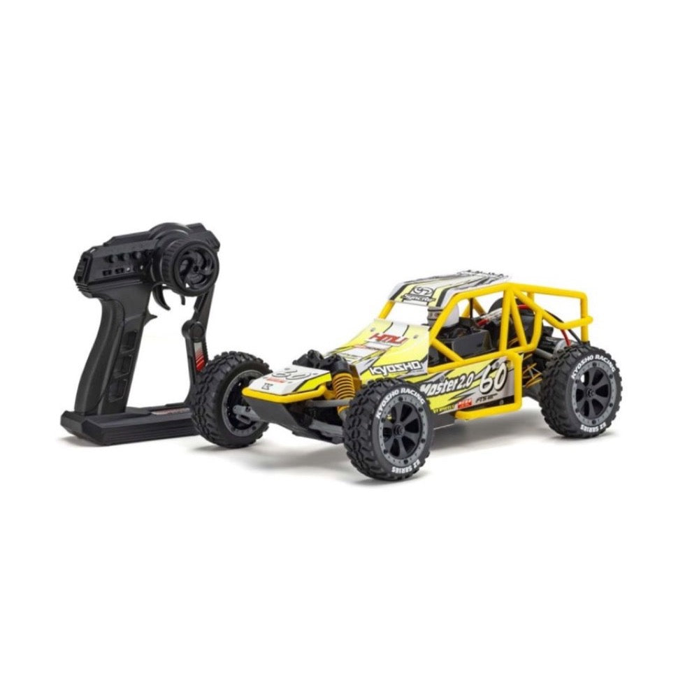 Kyosho 1/10 2WD Sand Master 2.0 RC Buggy EZ Series Readyset Yellow 34405T2 4548565461073