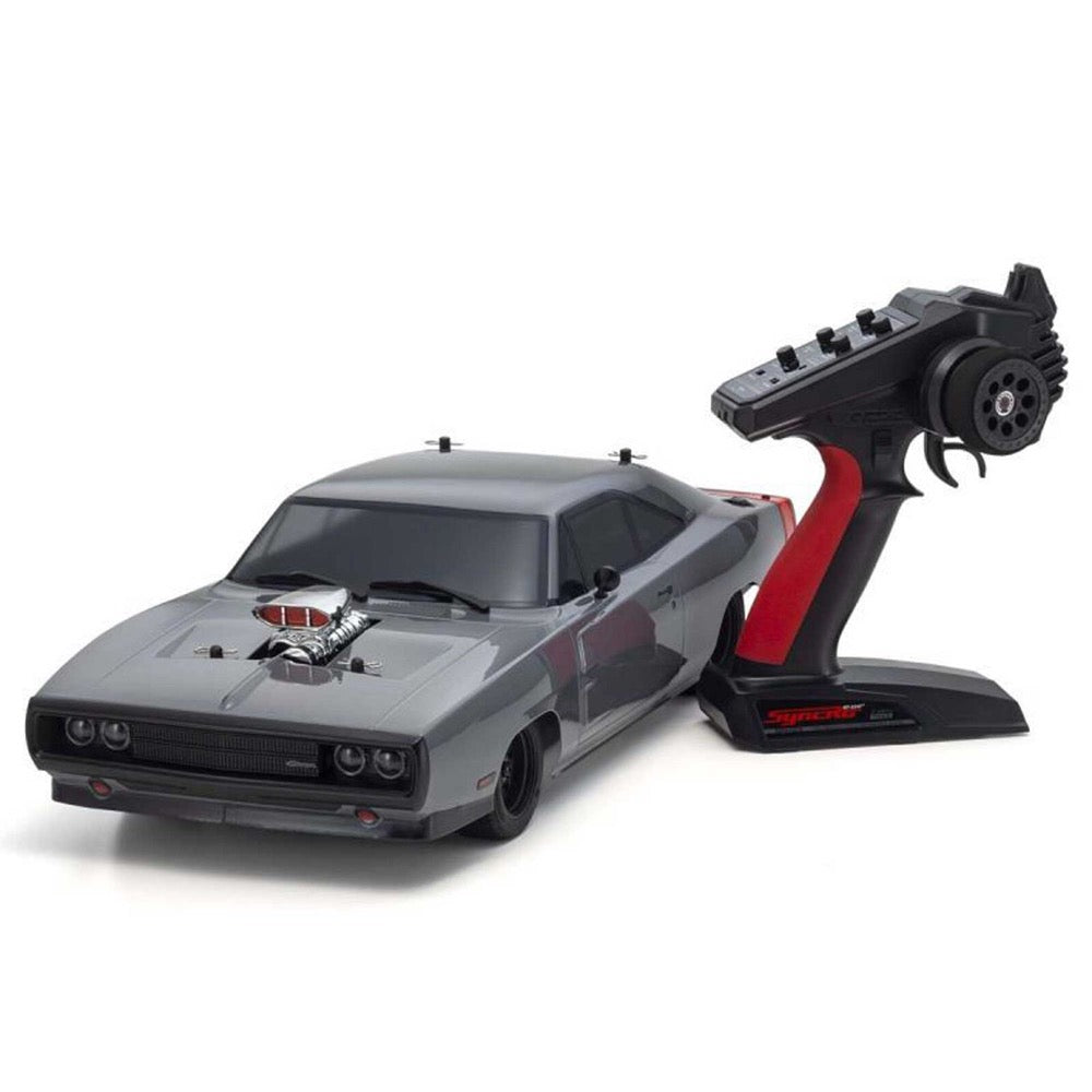 Kyosho 34492T1 1/10 EP 4WD Fazer Mk2 1970 Dodge Charger Supercharged VE Gray 4548565466887