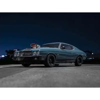 Kyosho 1/10 EP 4WD Fazer Mk2 FZ02L 1970 Chevy Chevelle Supercharged VE Series Dark Blue Readyset RC Car 34494T1 4548565464456