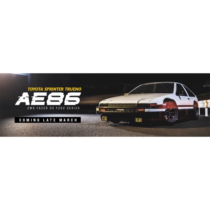 Kyosho 34501T1 1/10 FazerD2 Toyota Sprinter Trueno AE86 White 2WD Electric Readyset