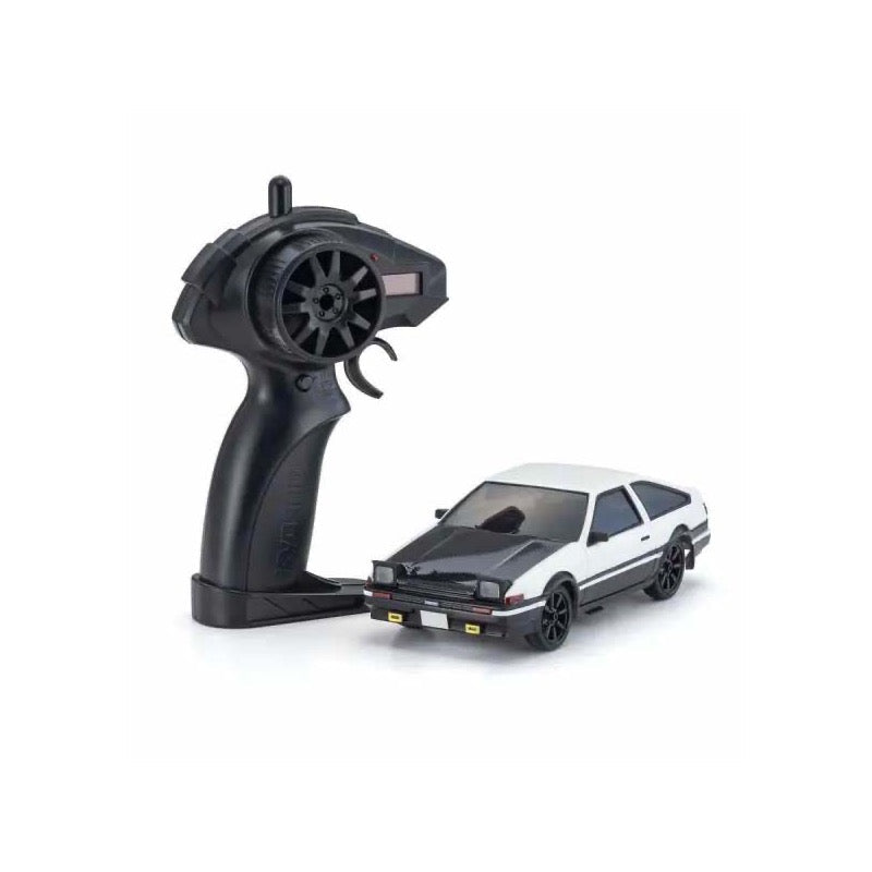 Kyosho First Mini-Z Initial D Toyota Sprinter Trueno AE86 RC Car w/Carbon (White/Black)