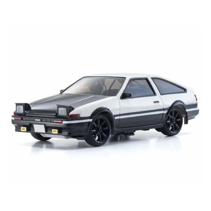 Kyosho First Mini-Z Initial D Toyota Sprinter Trueno AE86 RC Car w/Carbon (White/Black)