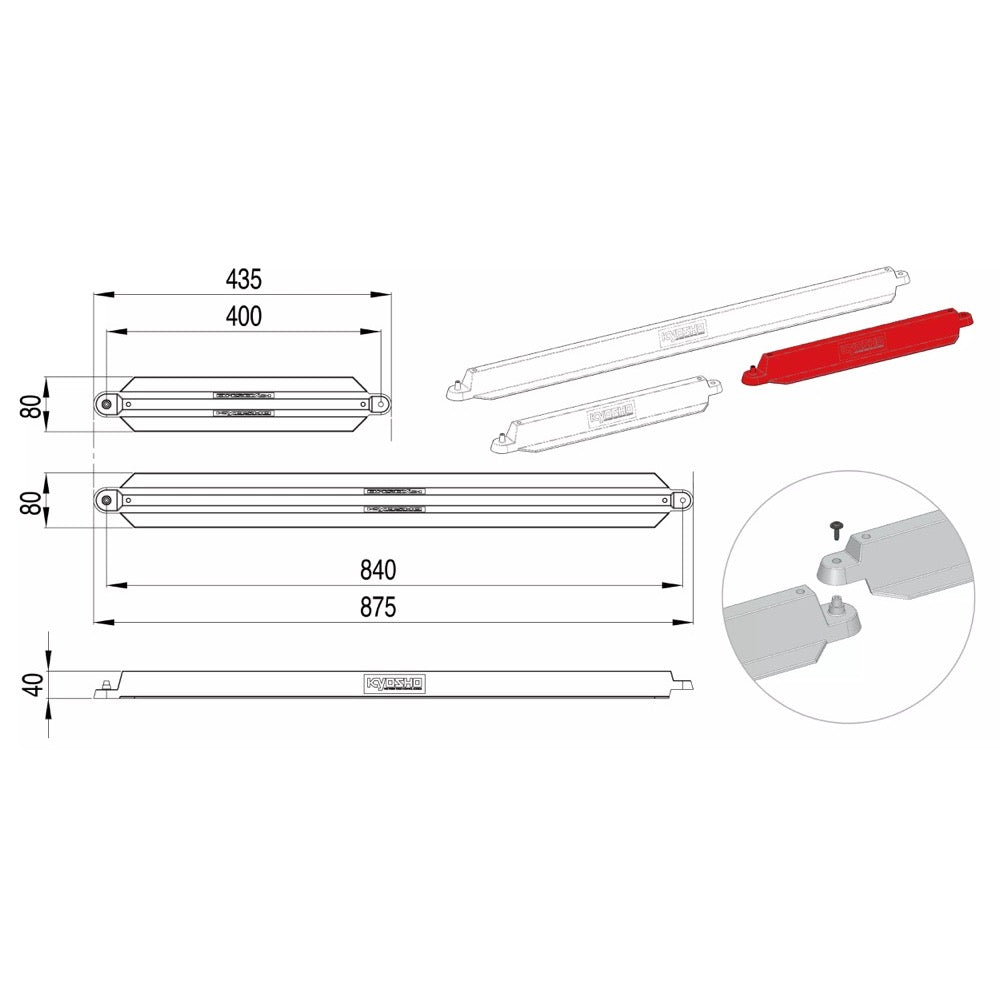 Kyosho RC Circuit Fence Set
