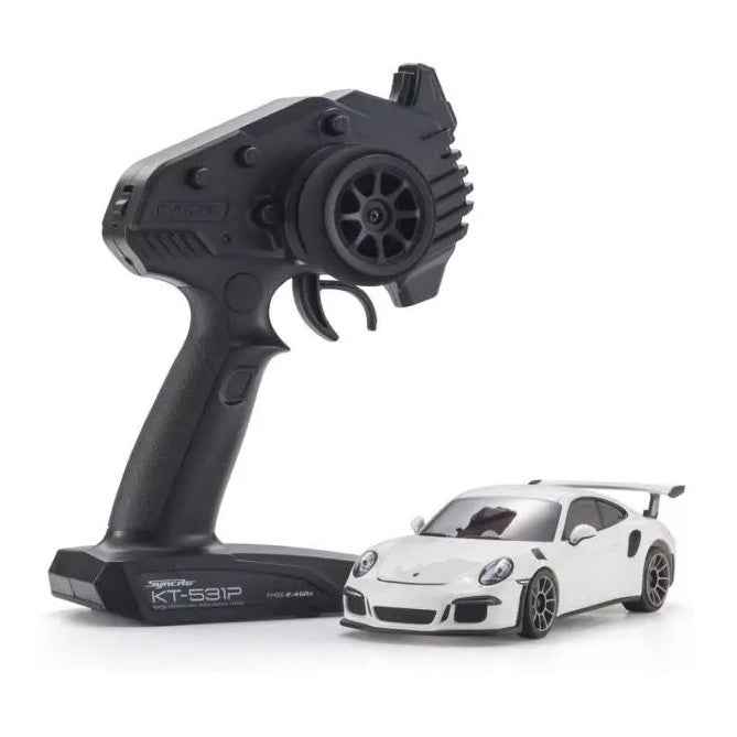 Kyosho Mini-Z Porsche 911 GT3 RS White RWD MR-04 Readyset