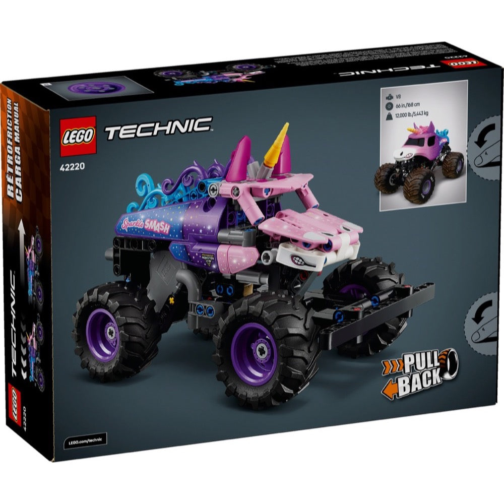 Lego 42220 Technic Monster Jam Sparkle Smash Pull-Back