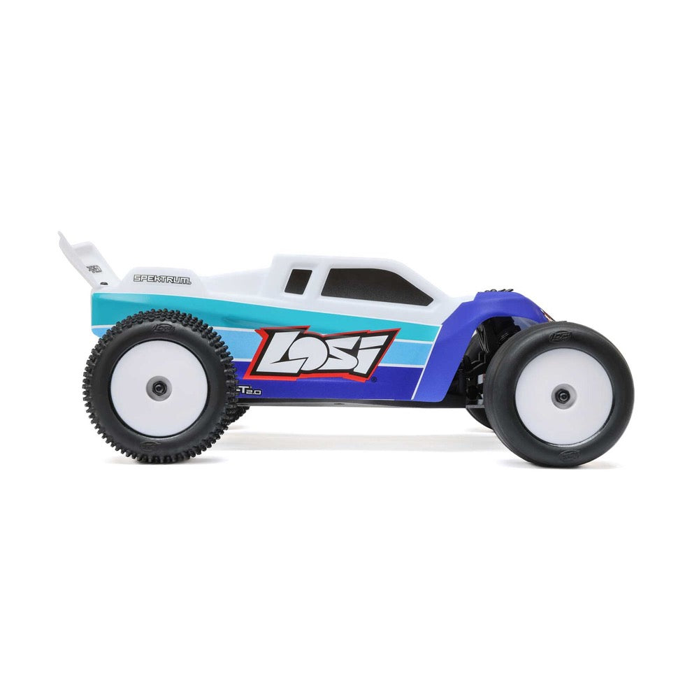 Losi Mini-T 2.0 2WD Brushless RC Stadium Truck V2 Blue 1056T2