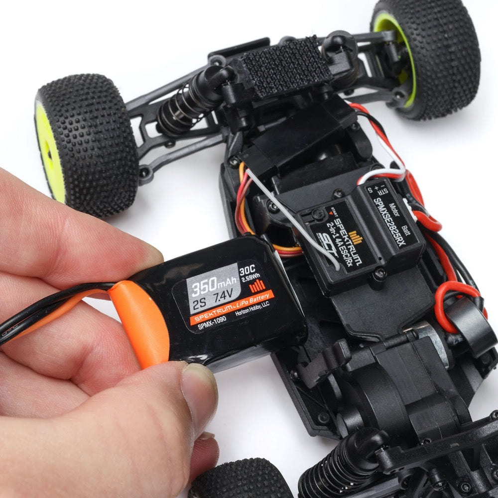 Losi Micro-T 1/28 2WD RC Stadium Truck (Silver) LOS-1392T2