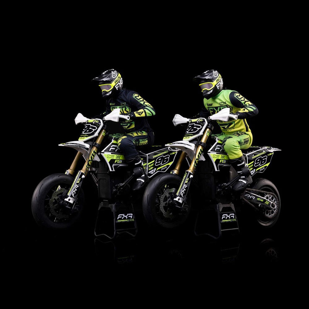 Losi LOS-2272 Promoto-SM 1/4 Super Moto Motorcycle FXR White RTR Basic