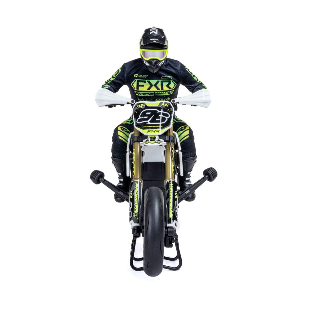 Losi LOS-2272 Promoto-SM 1/4 Super Moto Motorcycle FXR White RTR Basic