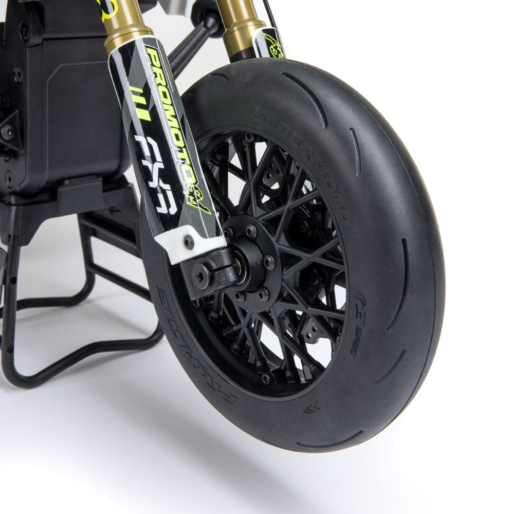Losi LOS-2272 Promoto-SM 1/4 Super Moto Motorcycle FXR White RTR Basic