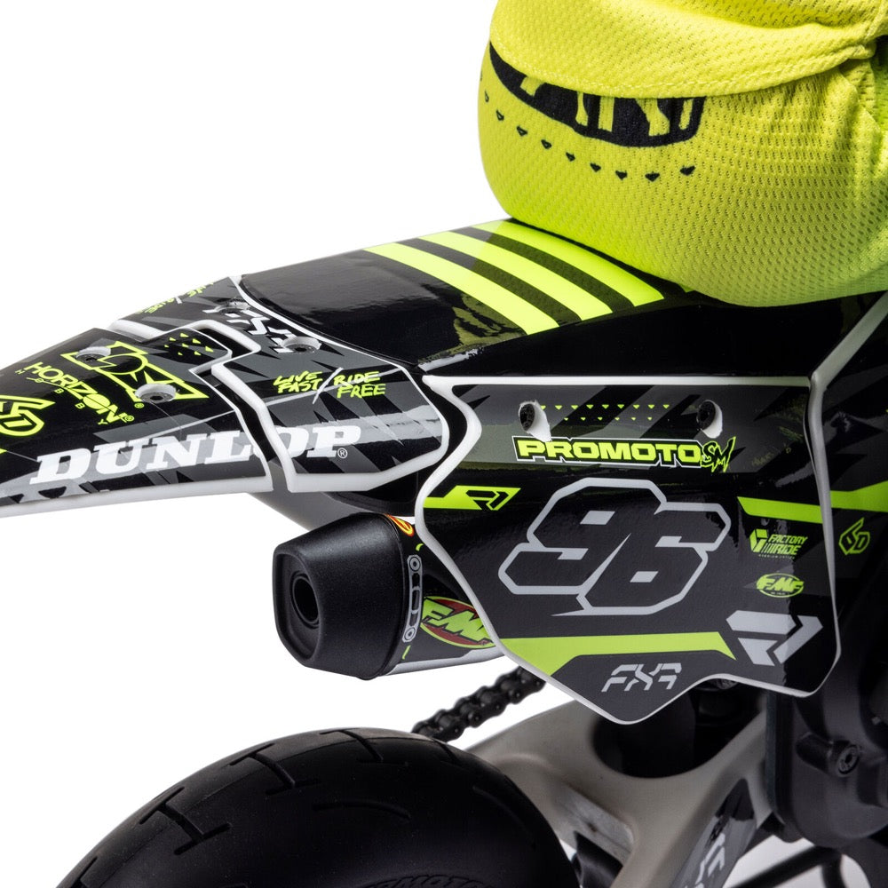 Losi LOS-2310 Promoto-SM 1/4 Super Moto Motorcycle FXR White RTR