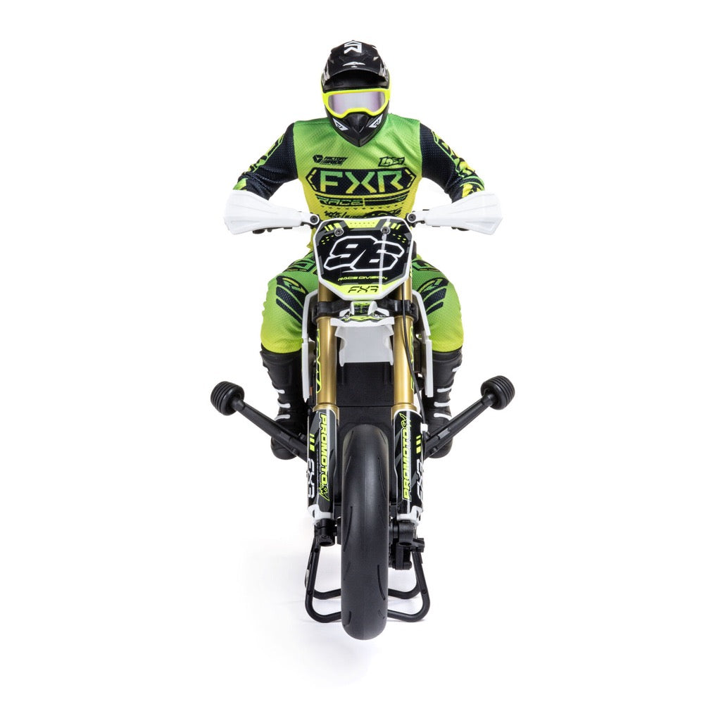 Losi LOS-2310 Promoto-SM 1/4 Super Moto Motorcycle FXR White RTR