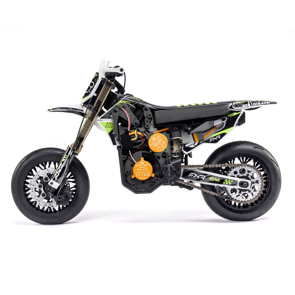 Losi LOS-2310 Promoto-SM 1/4 Super Moto Motorcycle FXR White RTR