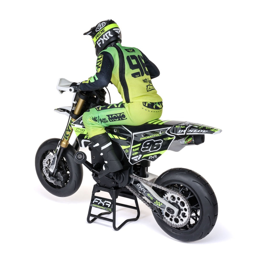 Losi LOS-2310 Promoto-SM 1/4 Super Moto Motorcycle FXR White RTR