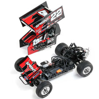 Losi 1/10 22S Sprint 2WD Brushless RTR Combo with Battery & Charger Red LOS2359