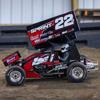 Losi 1/10 22S Sprint 2WD Brushless RTR Combo with Battery & Charger Red LOS2359
