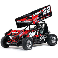 Losi 1/10 22S Sprint 2WD Brushless RTR Combo with Battery & Charger Red LOS2359