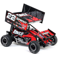 Losi 1/10 22S Sprint 2WD Brushless RTR Combo with Battery & Charger Red LOS2359