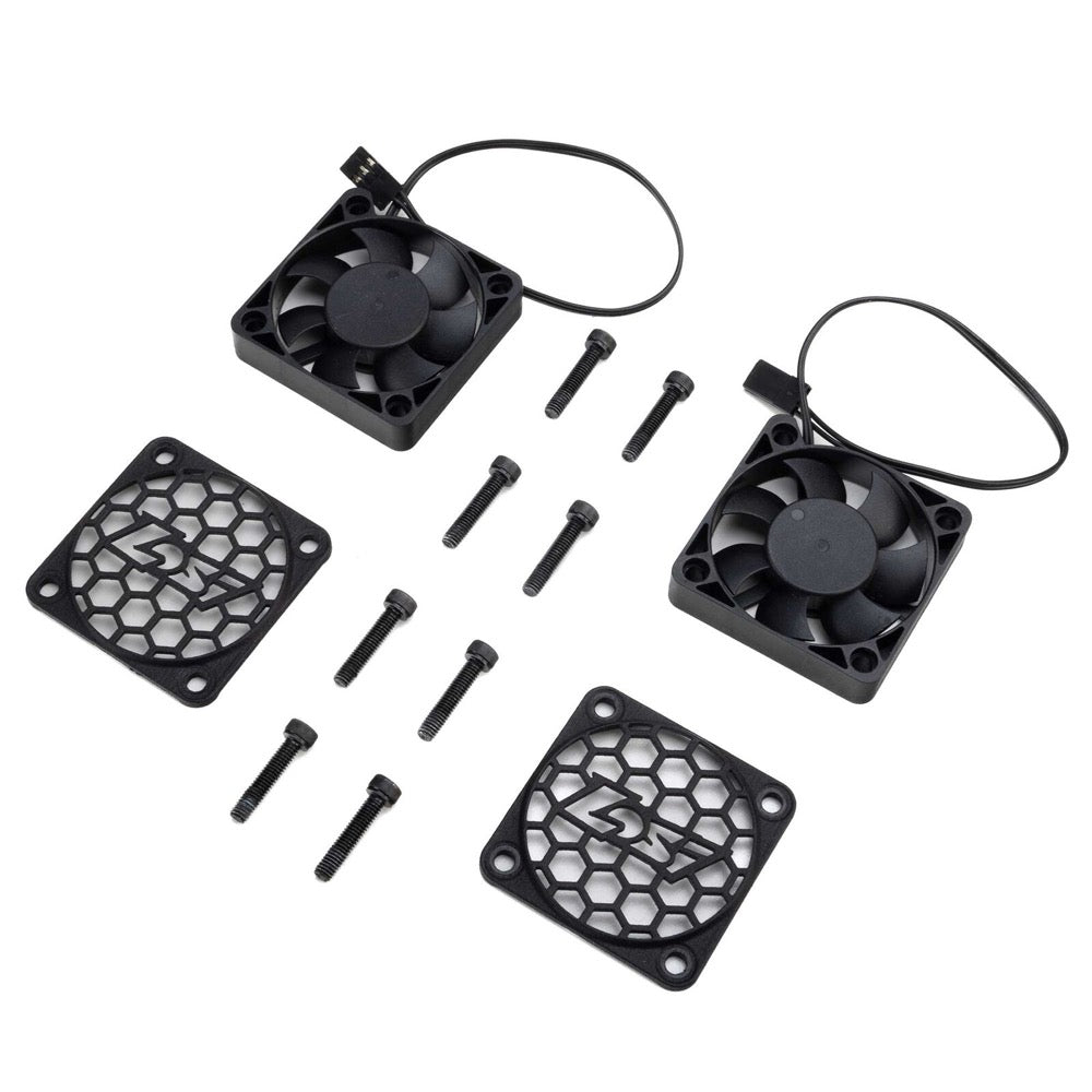 Losi 50mm Replacement Cooling Fan with Losi Fan Cover 2pcs 5IVE-TE