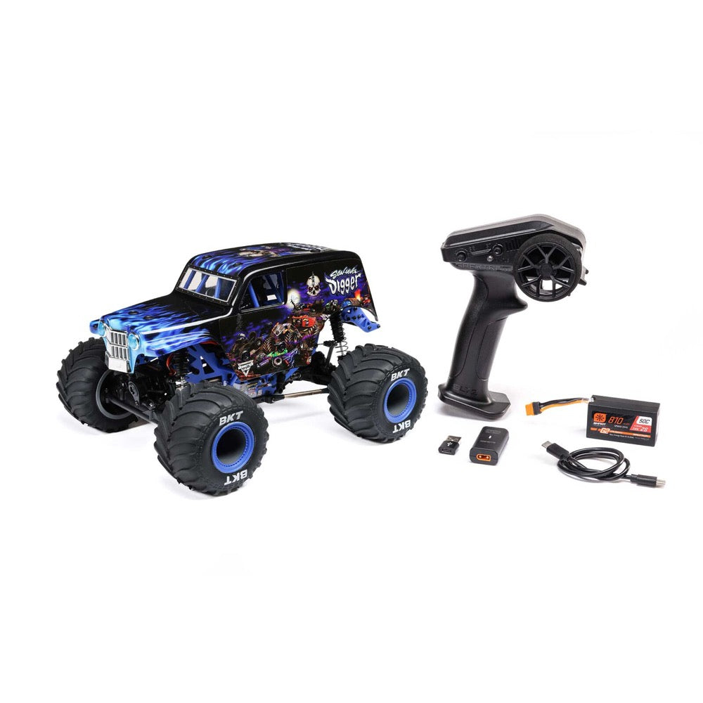 Losi 1/18 Mini LMT 4WD Monster Truck Son-Uva Digger LOS01026T2
