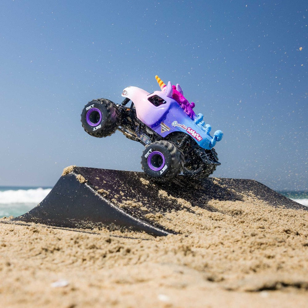 Losi Mini LMT 1/18 Sparkle Smash 4wd Monster Truck