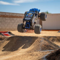 Losi 1/8 LMT 2.0 Son-Uva Digger 4X4 Solid Axle Brushless Monster Truck RTR Blue LOS04028T2