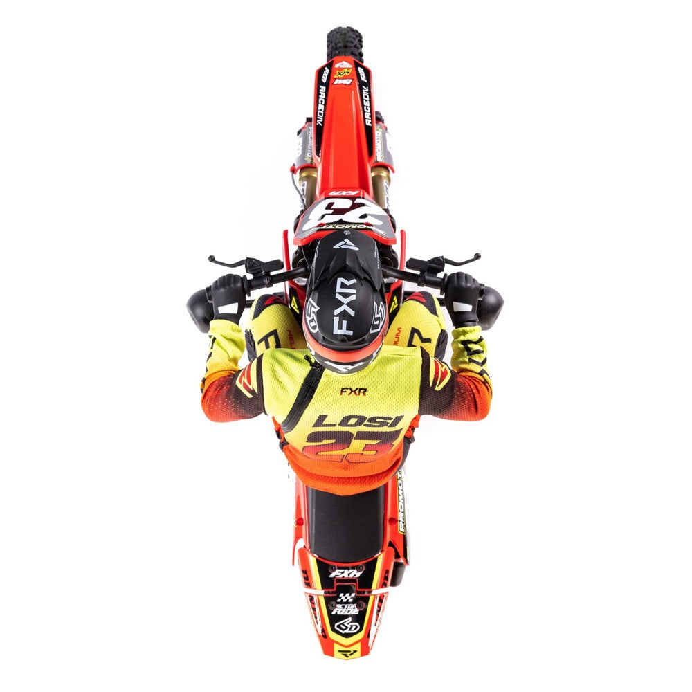 Losi Promoto-MX 1/4 RC Motorcycle FXR Scheme LOS06000T1